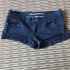Denim shorts